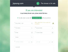Tablet Screenshot of jryoung.com